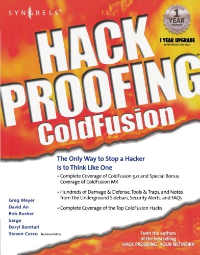 Hack Proofing ColdFusion Hack Proofing ColdFusion