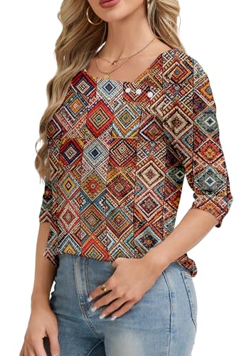 Dimur Women's Asymmetrical Neck Blouse - $7.99 Casual & Business Top - Image 4