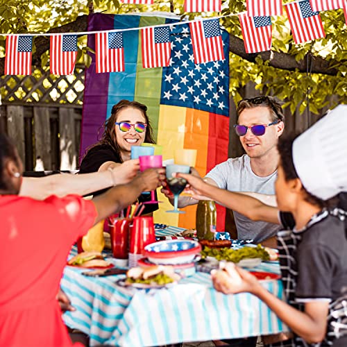 Sofier 4th of July Accessories USA American Flag Sunglasses Patriotic Party Favors Fourth of July Accessories Red White Blue3