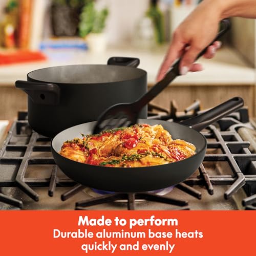 bella-12-Piece-Cookware-Set-with-EverGood-Ceramic-Nonstick-Coating-Dishwasher-Oven-Safe-All-Stovetops-Compatible-Tempered-Glass-Lids-and-Cool-Touch-Handles-Black bella 12 Piece Cookware Set with EverGood Ceramic Nonstick Coating Dishwasher Oven Safe All Stovetops Compatible Tempered Glass Lids and Cool Touch Handles Black