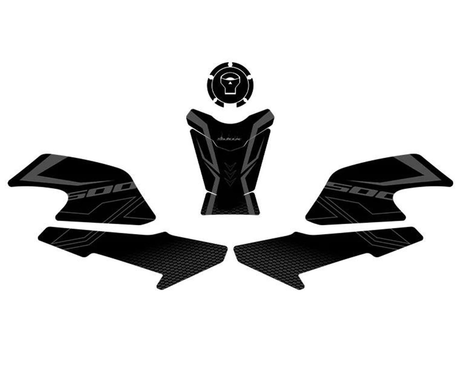 Motorcycle Tank Pad Protector Leather Frosting Sticker Decals Accessoriesr for CB500X 2023 Accessories(Color2)