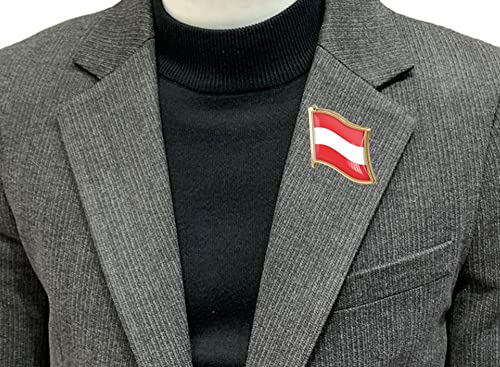 Image of vmcoatdu Country Flag Pin Badge International Travel Brooch Metal Alloy Souvenir Pin for Hat Clothes Backpack