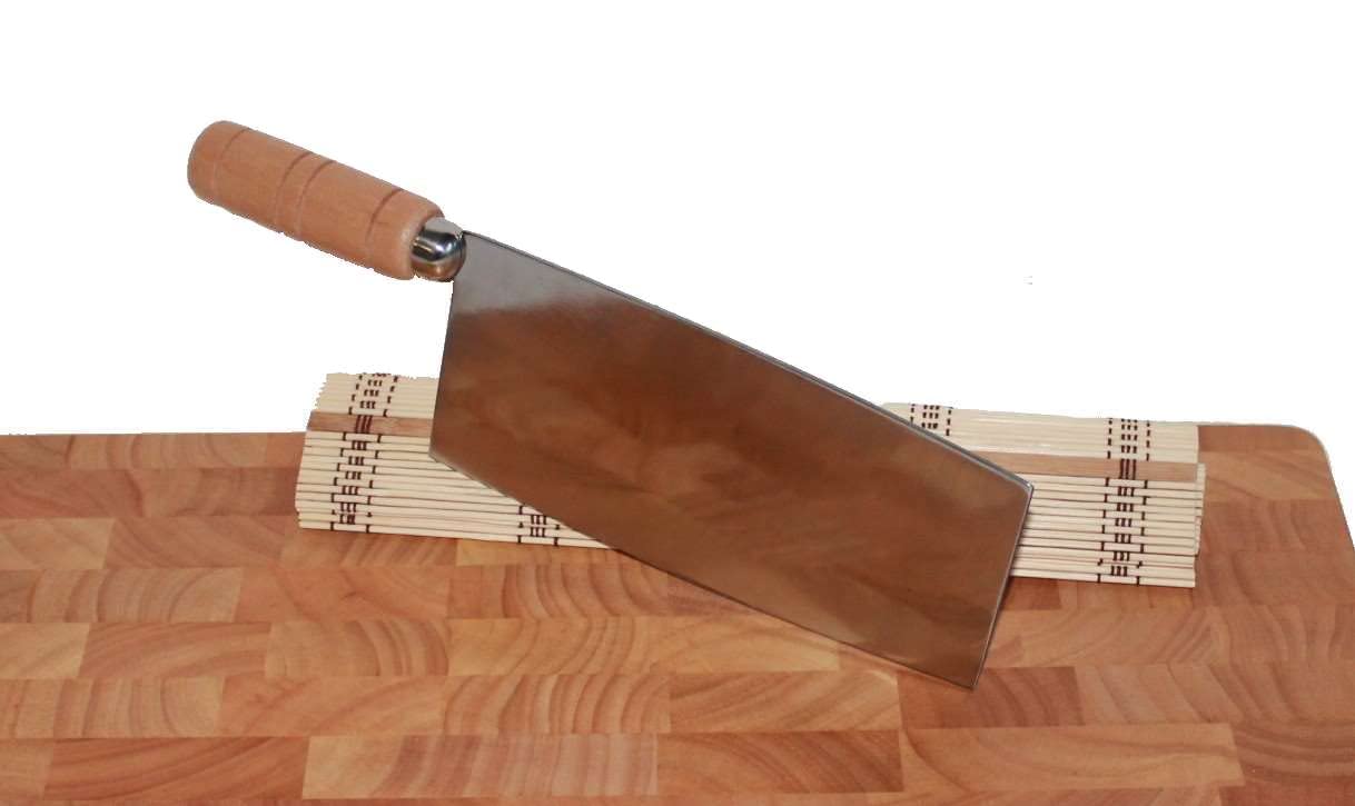Fubinaty Hakmes, handgemaakt, gesmeed hakmes van botten mes, verdikt, heavy duty, slagermes, koolstofstaal, koksmes met houten handvat Fubinaty Hakmes, handgemaakt, gesmeed hakmes van botten mes, verdikt, heavy duty, slagermes, koolstofstaal, koksmes met houten handvat