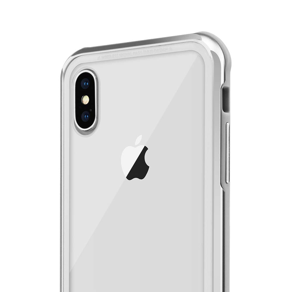 iPhone X シルバー ケース付き Amazon.co.jp: iPhone Xs iPhone X ケース ガラス 背面 クリア ガラス
