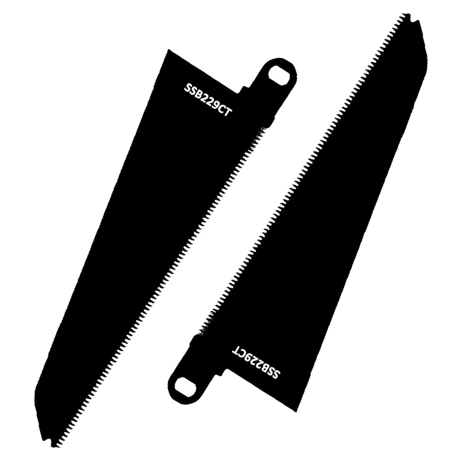 2 Lame Per Sega Alternativa SSB229CT | Compatibili Con Black & Decker Scorpion FKS890E, KS890, KFBES850K | Acciaio Al Carbonio 240 Mm