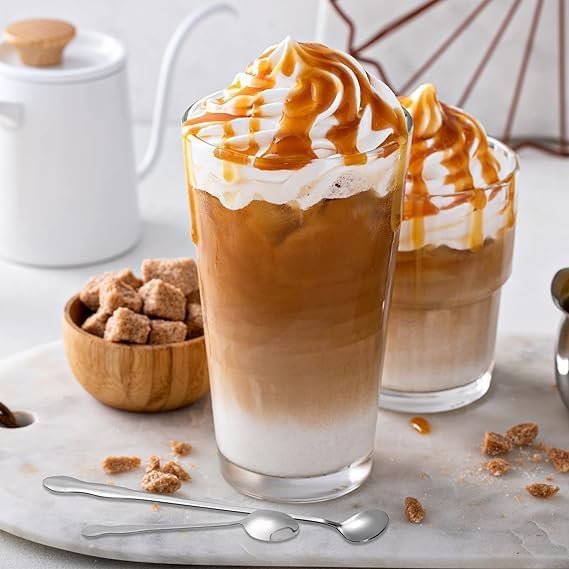 Miniatura 2 de Cuchara agitadora de velas, barra de mango largo de acero inoxidable, cuchara para mezclar, cuchara de café, cuchara de helado, cuchara de postre,