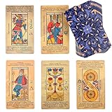 Witchy Cauldron Tarot de Marsella para Principiantes en Español - 78 Cartas con Significados e Interpretación Fácil - Tarot Clásico Divinatorio