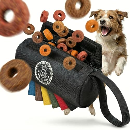 HUND IST KÖNIG Futterdummy für Hunde - Apportierbeutel für Hunde/Futterbeutel Hundetraining klein - Für alle Hunderassen - Perfekt für Dummy Hundetraining + Trainings-eBook, Futterbeutel-Hund