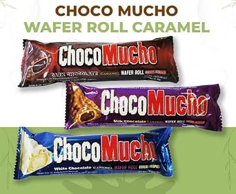 رقائق الشوكولاتة والكراميل من ChocoMucho، قطع صغيرة مقرمشة من الحبوب، (عبوة من 10 قطع)، 8.81 أونصة (شوكولاتة بالحليب)