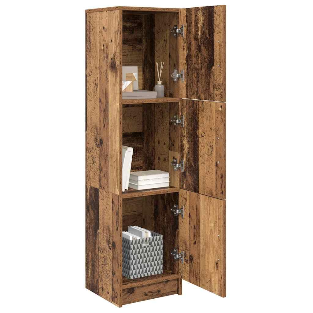 vidaXL Highboard Old Wood 31.5 x 32 x 122.5 cm, Modern, Rectangular Highboard Furniture for Living Room, Efficient Storage Cabinet, Minimalist Design, Stylish Home Decor