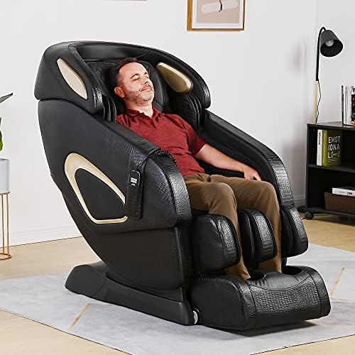 YITAHOME Zero Gravity Massage Chair SL Track, Full Body Shiatsu Massage Recliner with Airbag Pressure Body Scan Waist Heater Foot Roller for Home Office