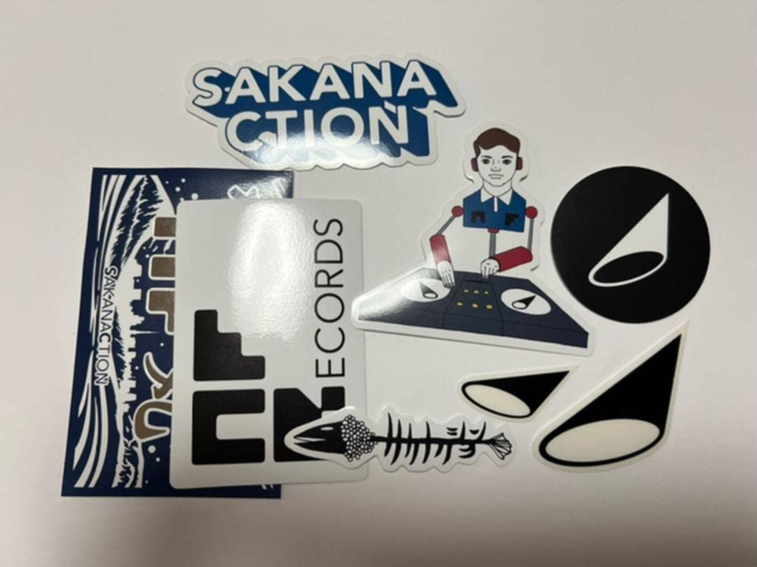サカナクションTOURグッズ詰め合わせ SAKANACTIONの週刊魚民:ツアーグッズのちょっとした話。