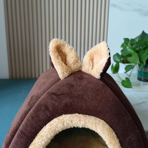 Casa de animales pequeños y cama cómoda de chinchilla para jaula 6