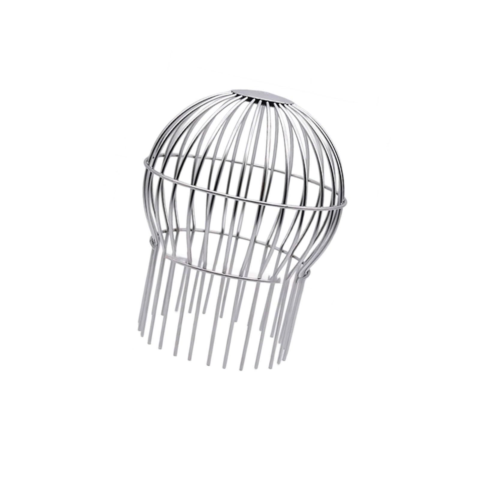 Spherical Anti-Clog Drain Cover Upgrade Anti-Corrosion Metal Grate for Balcony Patio Optimized Water Flow Spherical Drain Cover for Roof and Balcony