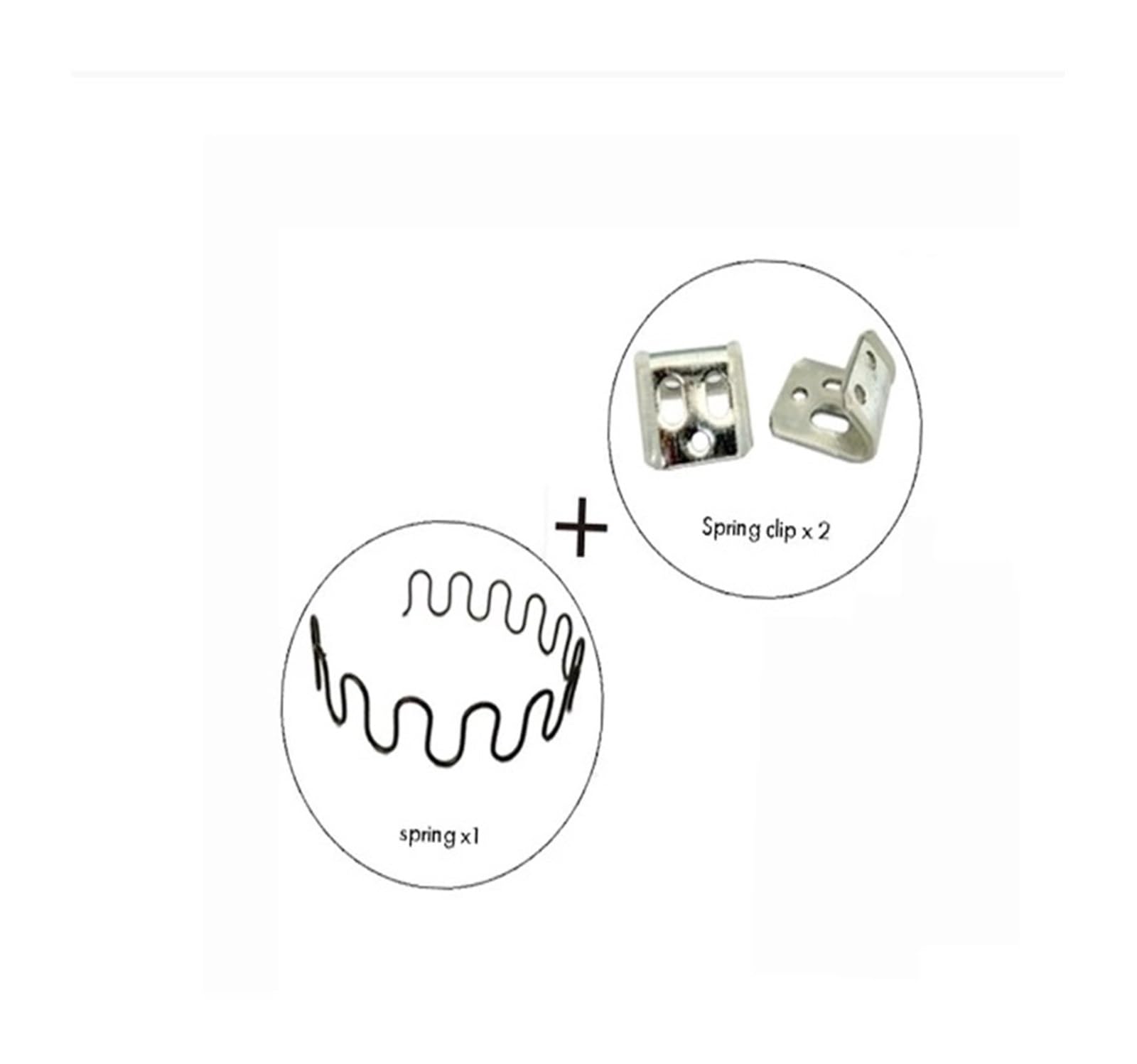 5 stücke Sofa Stuhl Ersatzfedern, Möbelfeder mit Clips, 40 cm 45 cm 50 cm 55 cm 60 cm 65 cm 70 cm 75 cm 80 cm 85 cm 90 cm langes Ressort (Size : 50cm)