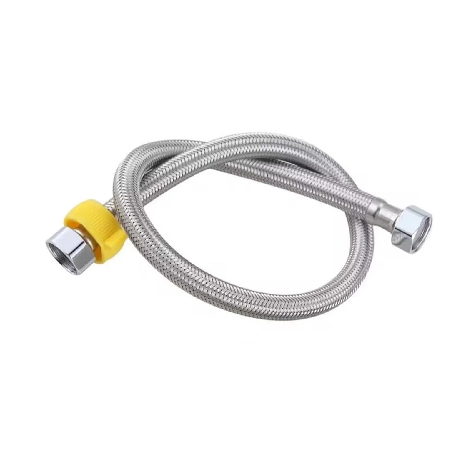 ZYCHSJXA G1/2" Black Nylon Water Inlet Hose Faucet Heater Pipe Toilet Connection Kitchen Bathroom All Tube(B,30cm)