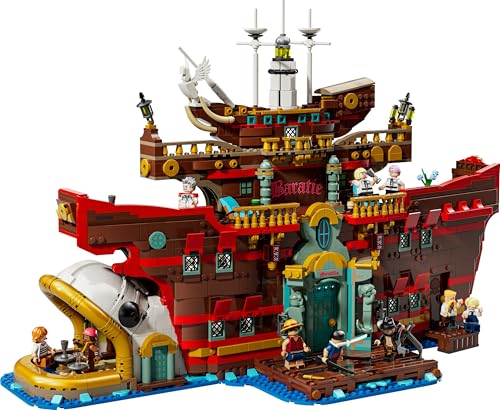 ONE PIECE Baratie, il Ristorante Galleggiante - Costruzione per Adulti, Modello da Esposizione con Interni Dettagliati e 10 Minifigure tra cui Luffy, Nami e Sanji - Regalo Fan degli Anime - 75640 - Lego - Immagine 8