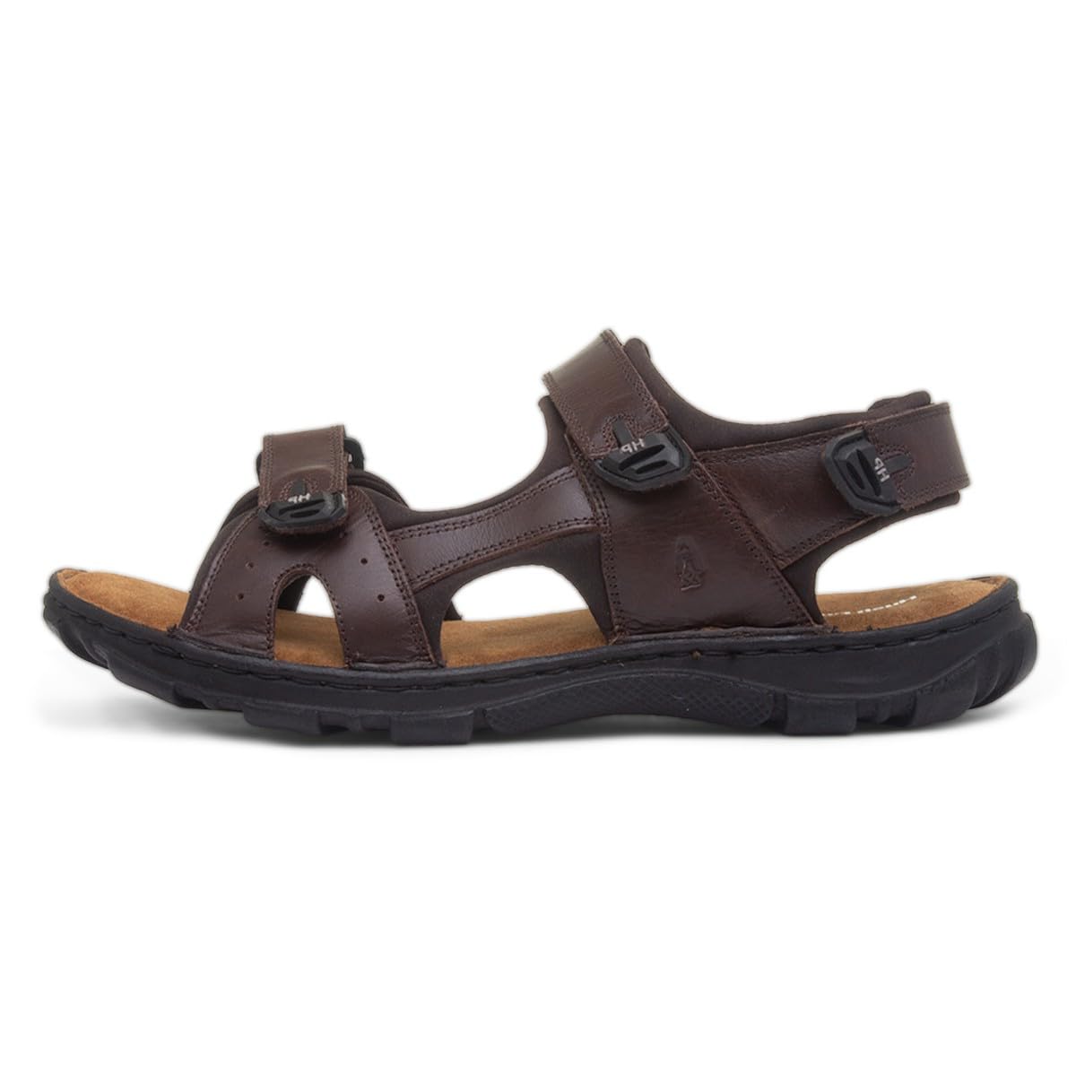 Avery Mens Brown Leather Sandals