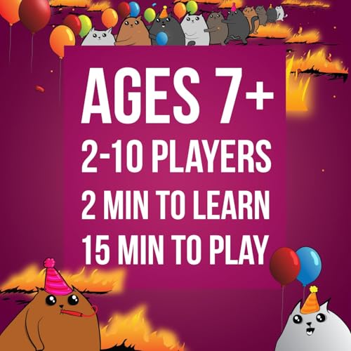 Image of Party Pack Board Game for 2 to 10 Players, Ages 7+, 15 Minutes to Play, 120 Card High Stakes Family and Adult Card Game