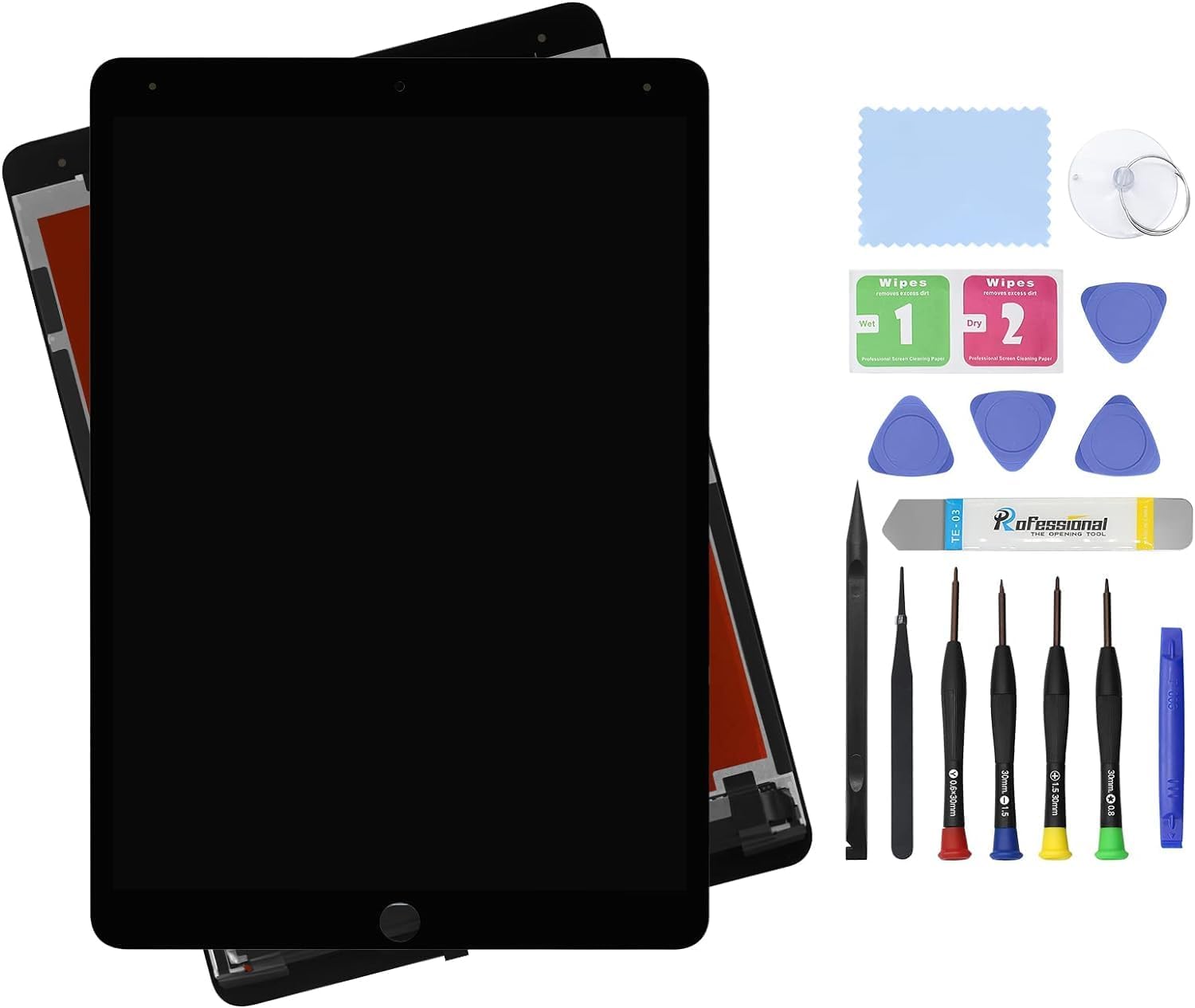 10.5" LCD Screen Replacement for iPad Air 3 (3rd Gen) 2019 A2152 A2123 A2153 A2154 Display LCD Assembly and Glass Touch Digitizer and Premium Repair Kit (Black)