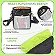 VZXZXE Leckerlitasche für Hunde, Leckerlibeutel für Hunde mit Kotbeutelspender 19*18cm Verstellbarem Bund, Vielseitig Futterbeutel Hundetraining für Spaziergänge, Training, Fütterung, Bauchtasche Hund