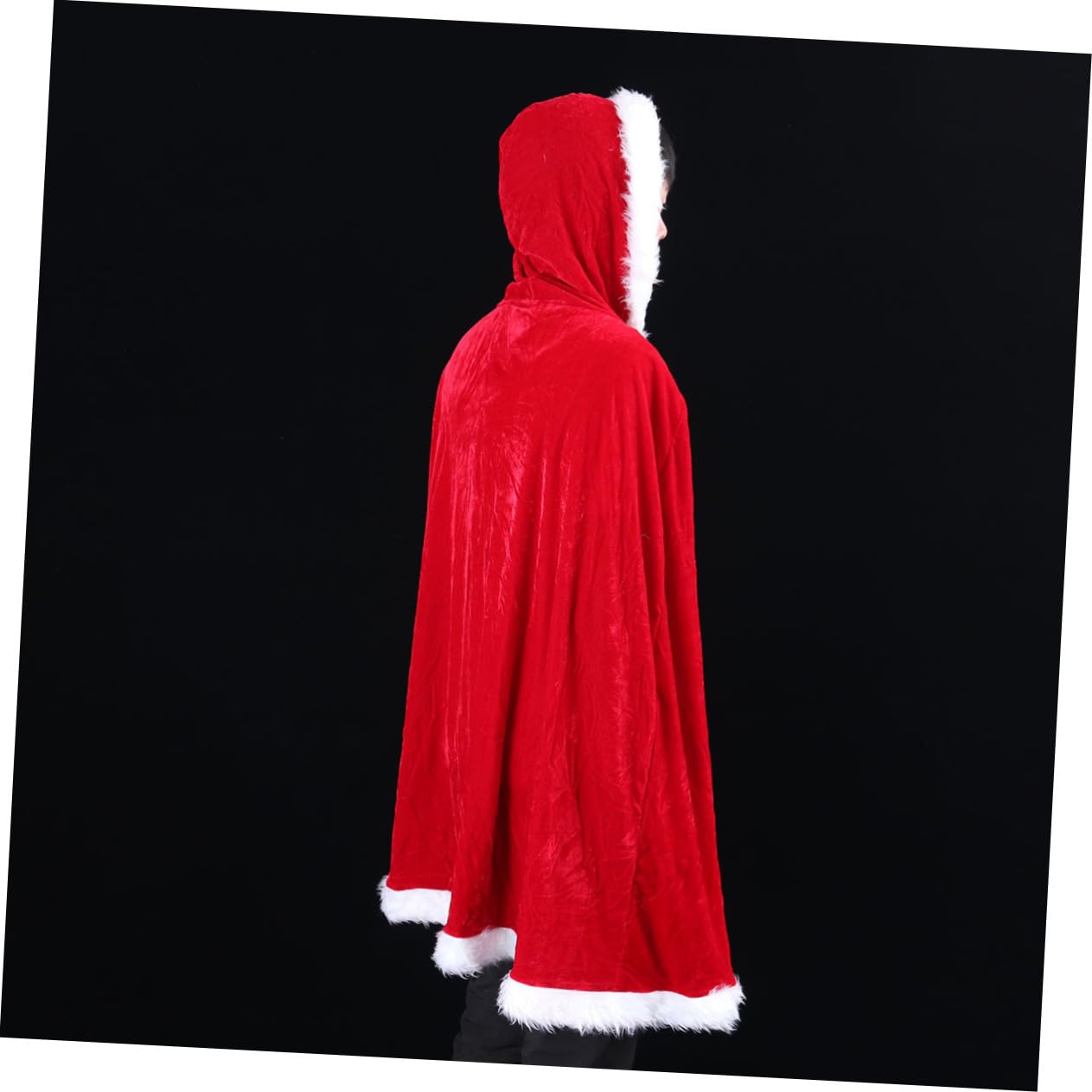 LIFKOME 2 Piezas Manto De Navidad De Navidad Capa Con Disfraz De Disfraz De Señora Santa Claus Con Mantos Navideños Decoración Capa De Cosplay