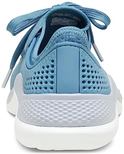 Image of Crocs Mens 206715-4lc Sneaker, Blue Steel /Microchip, 7 UK M / 8 UK W (M8W10)