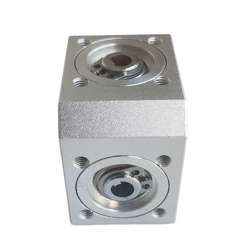 Angle Steering 1pcs Horizontal Commutator 6mm Diameter Shaft Hole Aluminum Gearbox Case 1 Module 20 Teeth Right Angle Steering Gear Driving Change