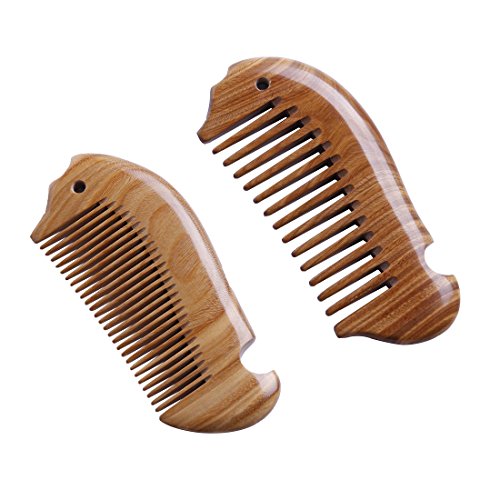 Pack de 2 Peines de Madera Antiestáticos miniatura 2