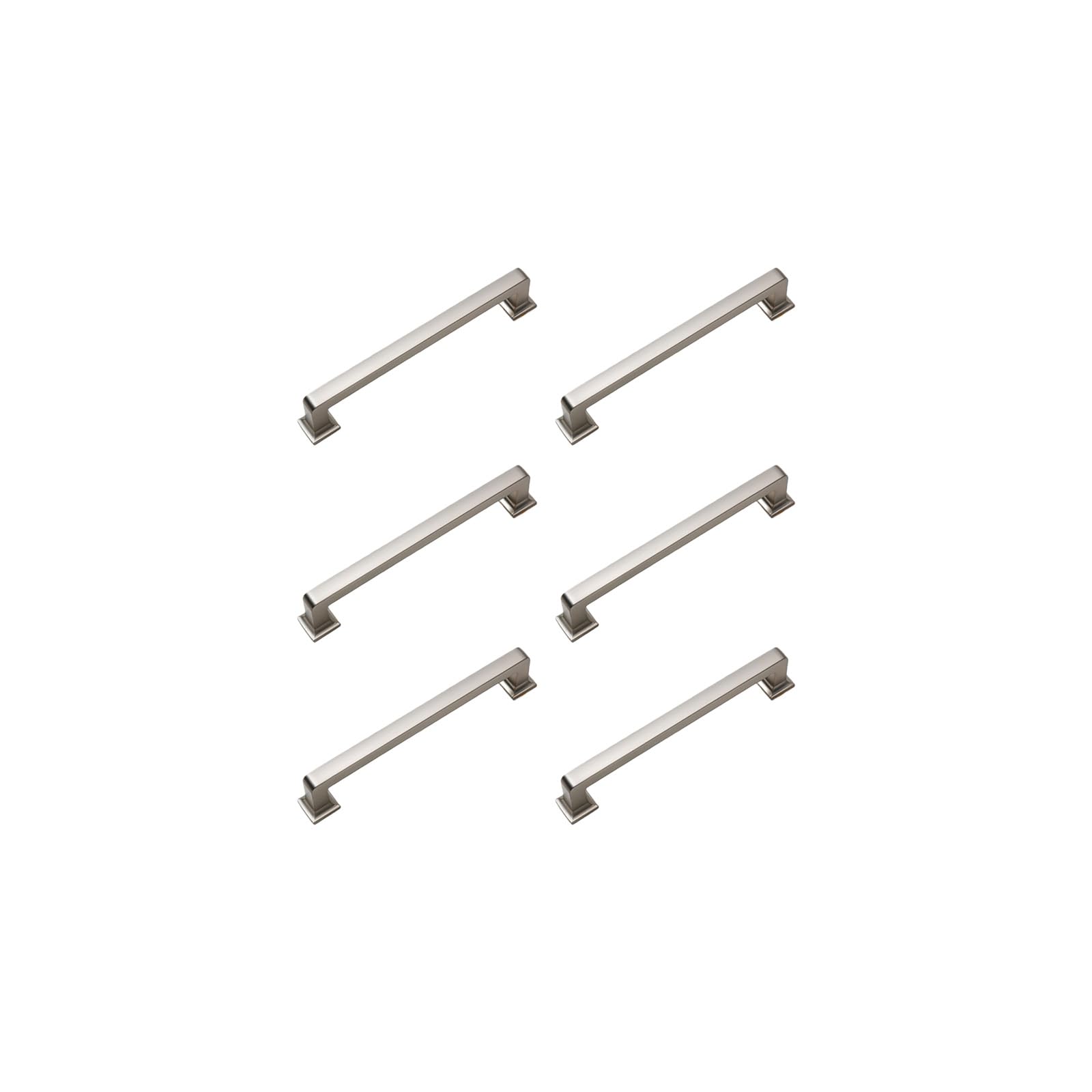 Elnwnnkc Silver 96 Of 6 Elegant Cupboard Handles Featuring High Gloss Finish Resists Fading For Modern Home Decors Upgrades Pulls