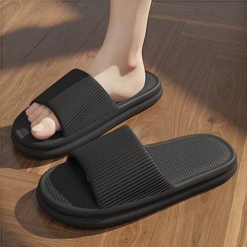 Sandals for Men Women, Mens Shower Shoes, Indoor Outdoor Home Non Slip Quick Drying Slides TX19