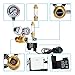 Aquarium CO2 Regulator with 12 DC Solenoid-Big Dual Gauge Display Bubble Counter,Check Valve Fits Standard US Tanks-Accurate and Easy to Adjust Flow Meter