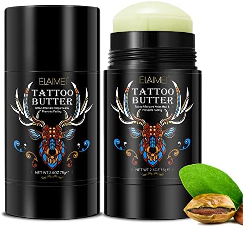 Tattoo Balm & Cream, Aftercare Tattoo Cream for Old and New Tattoo, Color Brightener and Enhancing Moisturizer, Natural Tattoo Care Balm Tattoo Lotion 1 Pack 2.6 OZ
