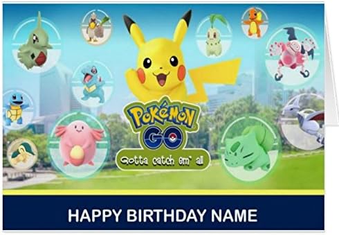 Pokemon Go Carte D Anniversaire Personnalisee Amazon Fr Fournitures De Bureau Pokemon Go Carte D Anniversaire Personnalisee Amazon Fr Fournitures De Bureau