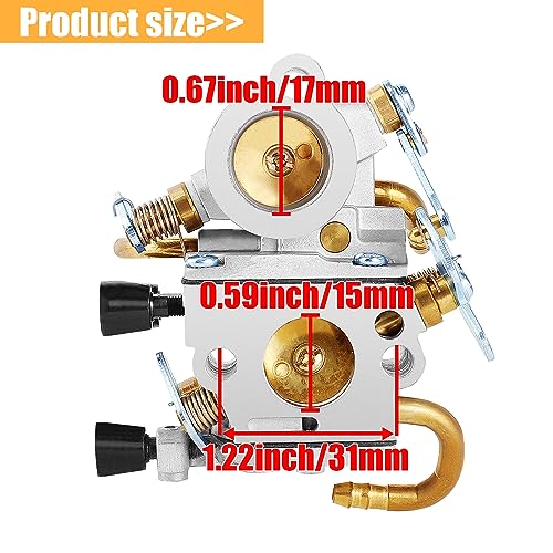 QAZAKY Carburetor Compatible with TS410 TS410Z TS420 TS420Z Concrete Cut off Saw Zama C1Q-S118 C1Q-S118D Carb 4238-120-0600 42381200600 - Image 3