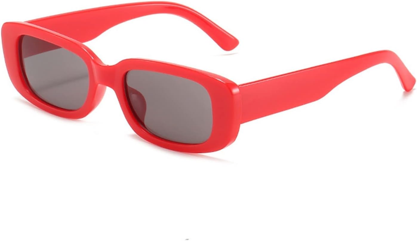 Square Sunglasses Female Rectangular Designer for Gradient Clear Small Lens Unisex