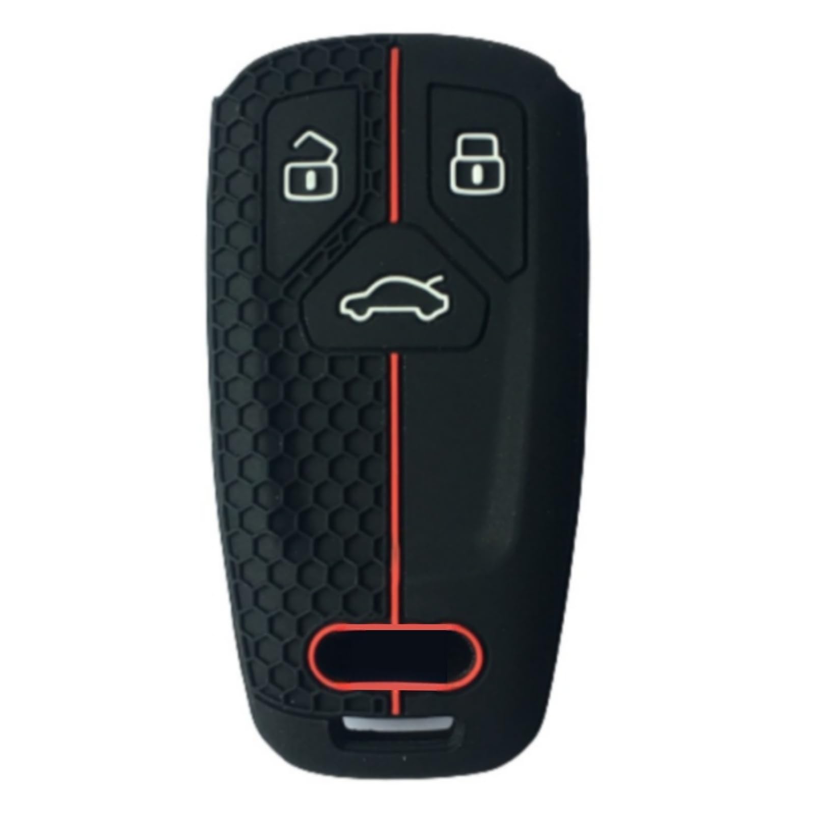 OTMIK Silicone Car Key Cover Case for Audi A4 B9 A5 A6 8S 8W Q5 Q7 4M S4 S5 S7 TT TTS TFSI RS Key Shell Accessories