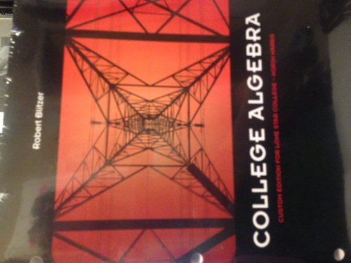 College Algebra: A Custom Version for North Har... 0536743207 Book Cover