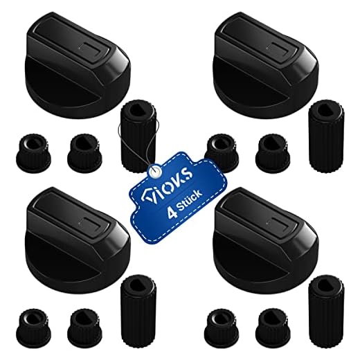 Juego de mordazas para estufas y hornos, 4 x mordazas universales con adaptadores, botones de cambio universales