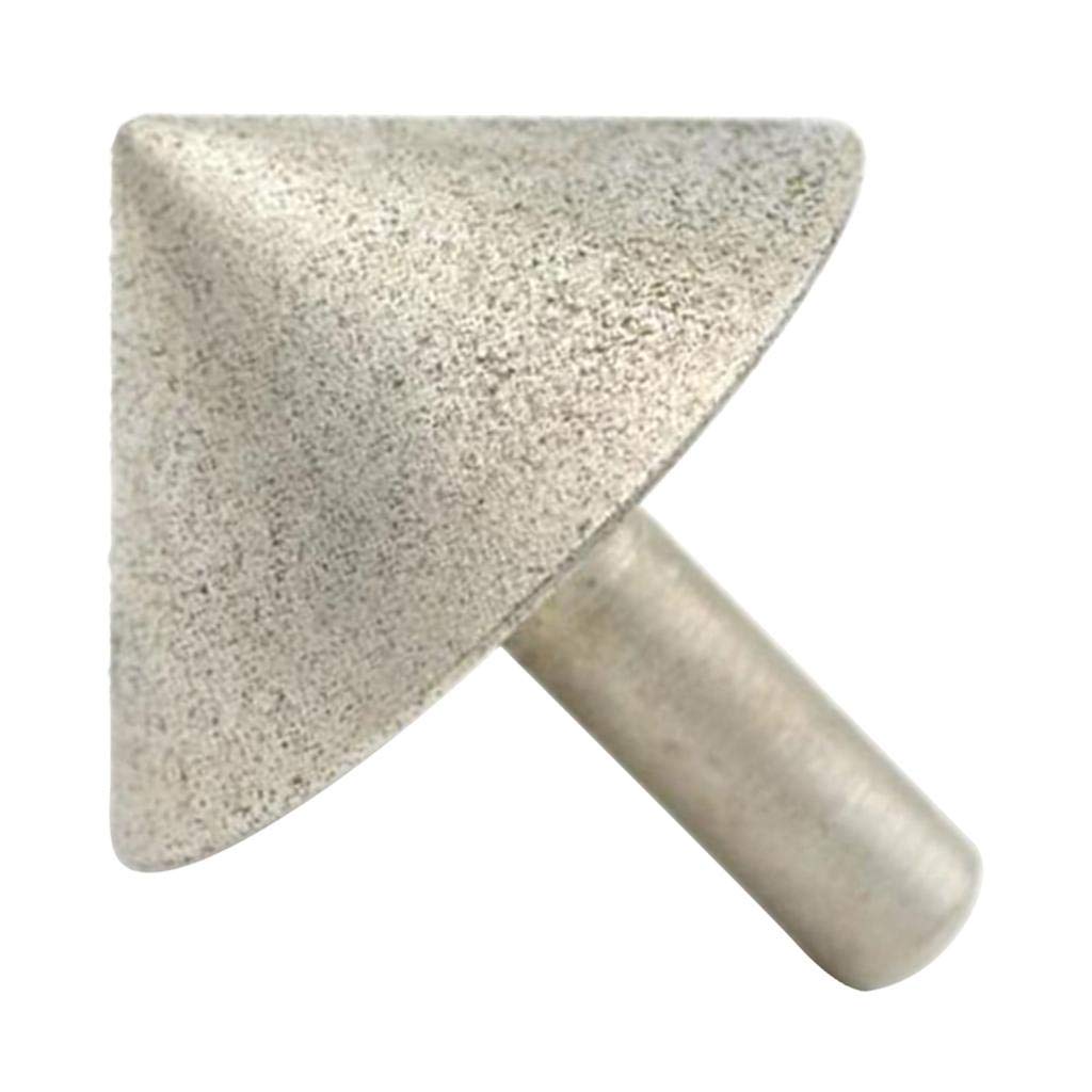 VMS INDIA Diamond Grinding Head Points 90 Degrees Rotary Taper Single Type 20mm Dia.