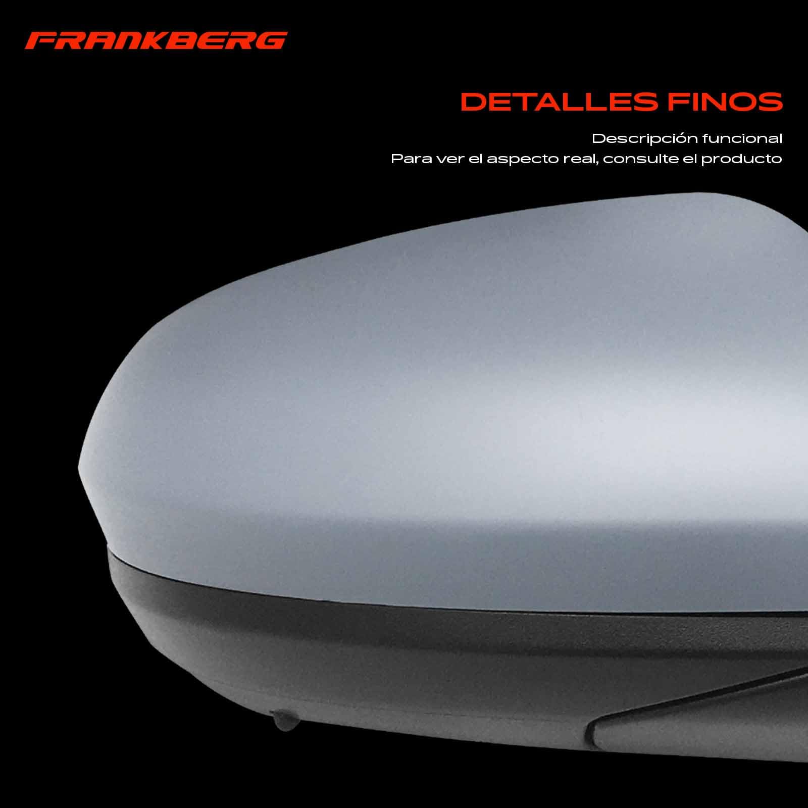 Frankberg Espejo Retrovisor exterior derecho eléctrico 9-Polos &-Plegable eléctricamente Compatible con Duster HM SUV 2017-2024 963016324R