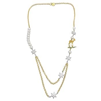 断捨離中!miu miu パールネックレス ゴールドプレート付き 超希少!! 中古・古着通販】MIU MIU (ミュウミュウ) ロゴパールネックレス