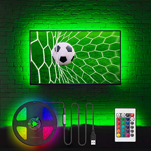 Hamlite TV LED Backlight for 32 – 60 Inch TV Light Strip, 8.2ft