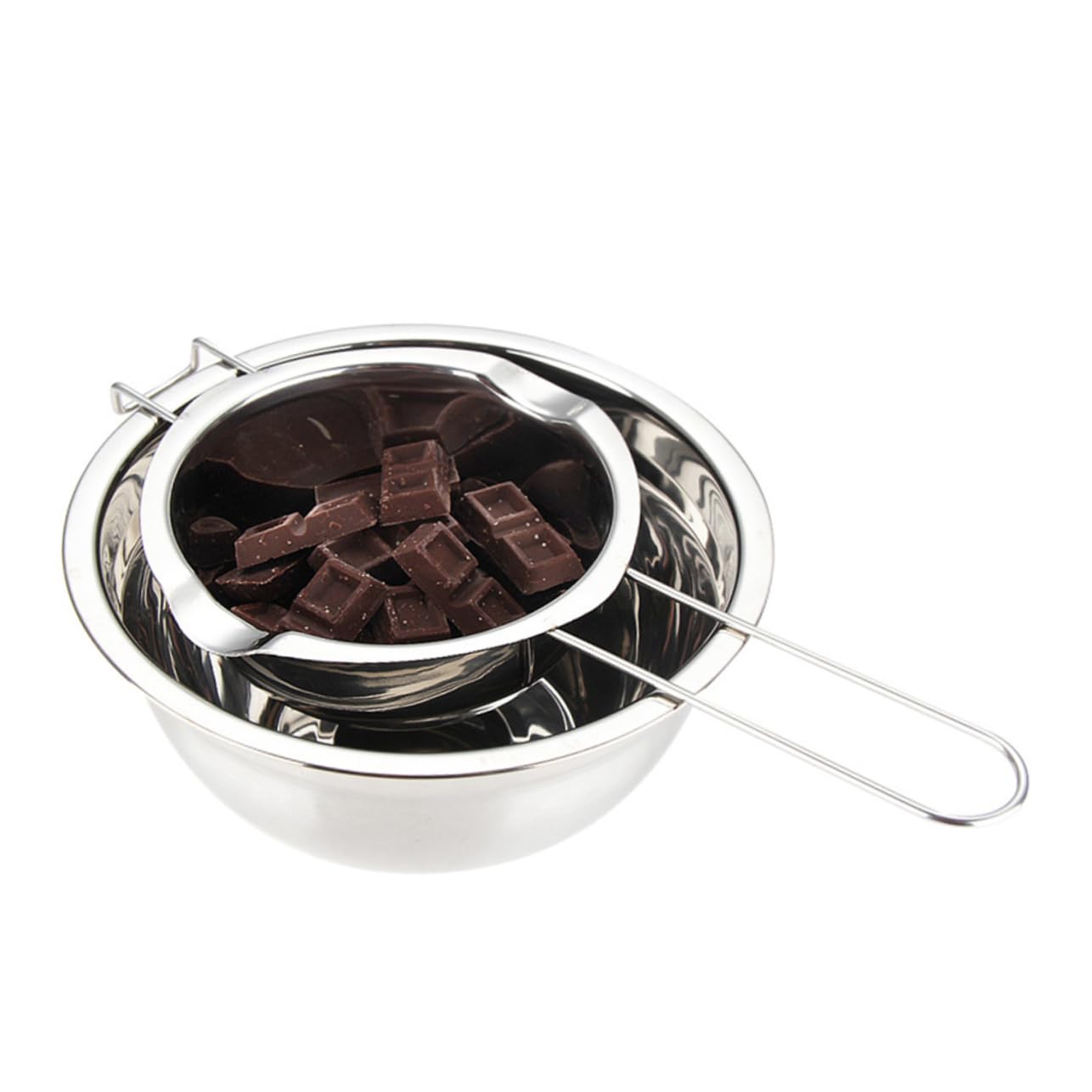 OKUMEYR Melting Pot for Butter Cheese Chocolate 18/8 Stainless Steel Large Capacity Double Boiler Pot Set