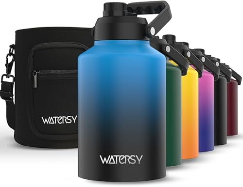 Half Gallon Insulated Water Bottle Keeps 48Hrs Cold