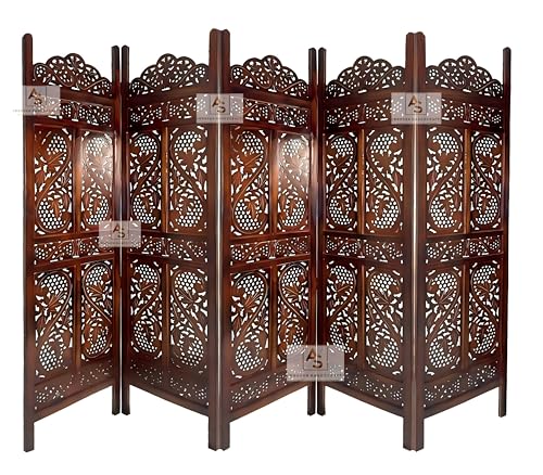 Image of Partition for Living Room,Divider,Partition Wall Divider Screen Separator, Wall Panel Divider for Hall | Bedroom |Office | Puja Room | Restaurant S Design (5- Panels)
