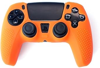 Playstation 5 Orange Color Arm Protector Silicone Case Tp5