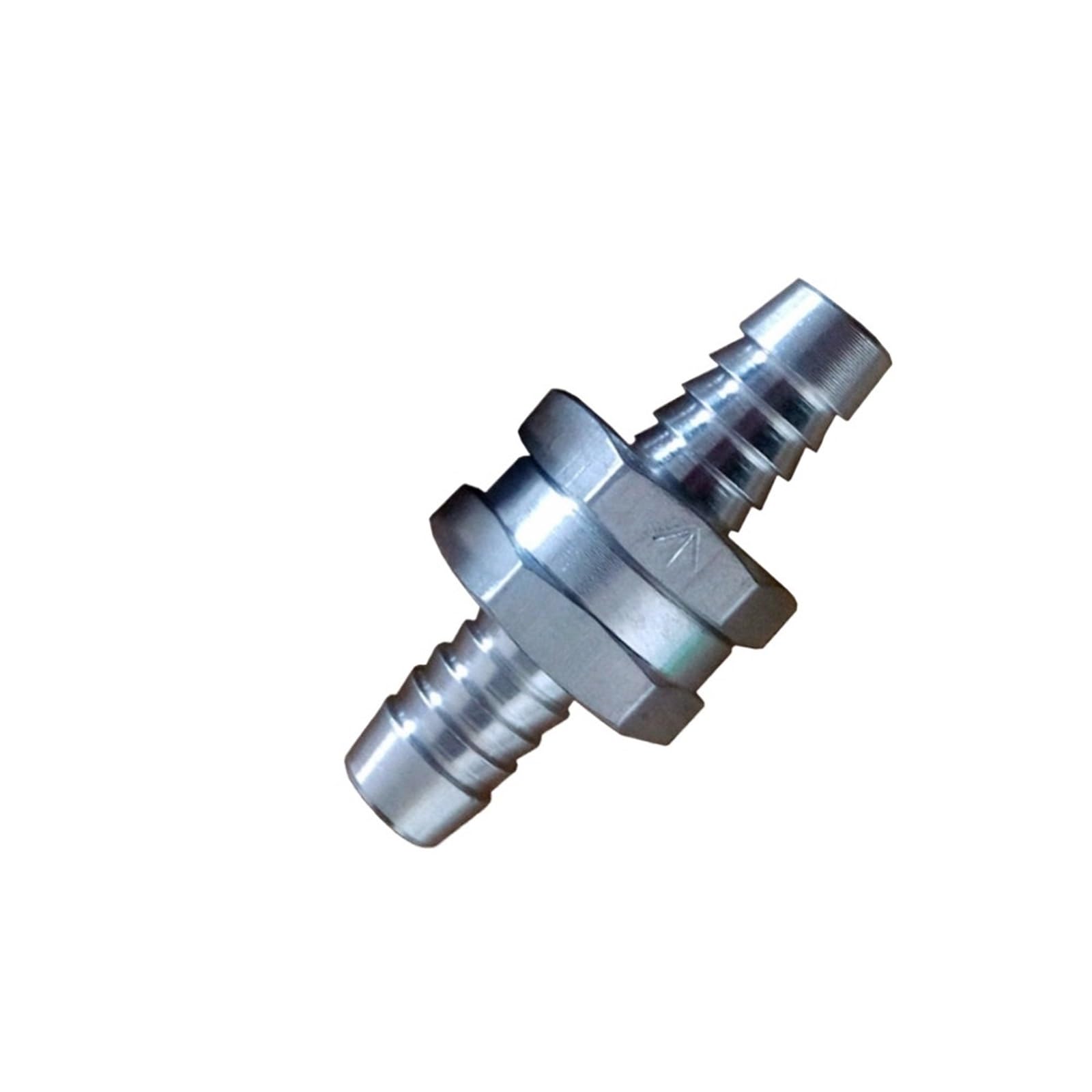 1pcs 6mm Aluminium 1-Way Non-Return Check Valve