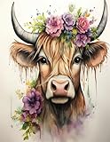 Sweet Highlands Cow Blank Lined Journal Notebook/Diary, 8.5" x 11", College Ruled 200 pages Paperback -  Independently published