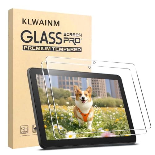 KLWAINM [2 Stück] 8 2024 Tablet 8 Zoll Schutzfolie Bildschirmschutz 2.5D HD 9H Festigkeit Anti-Kratzen Bläschenfrei Panzerfolie Hartglas Schutzglas Glas Folie Screen Protector